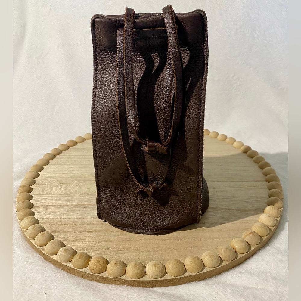 BOTTEGA VENETA - Vintage - Brown Leather Drawstring Tote